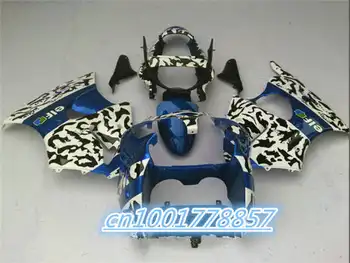Novo Molde ABS na carenagem kits Para a ninja ZX-6R 00-02 ZX-6R 636 ZX6R carroçaria ZX636 ZX-636 2000 2001 2002 bom preto branco azul