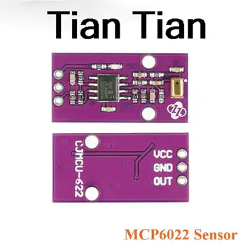 2pcs MCP6022 Sensor de Som MICROFONE de Silício Microfone Rail-to-Rail Amplificador Operacional Simulado Módulo de Saída