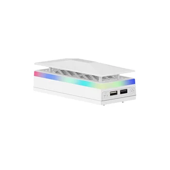 Jogo de Console Ventoinha de Arrefecimento 3 Velocidade Ajustável Refrigerador Porta USB de Carregamento, com uma Atmosfera de Luz para a Série