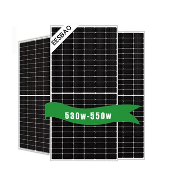 Única bateria PERC preço de fábrica 400W 450W 500W 600W solar eficiente painel fotovoltaico, painel solar de silício monocristalino