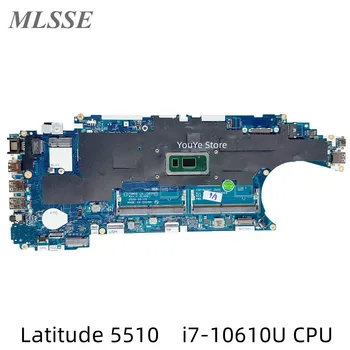 Remodelado Para DELL Inspiron 5510 Laptop placa-Mãe Com I7-10610U CPU SRGKV DDR4 CN-0JJ0XJ 0JJ0XJ JJ0XJ FDW50 LA-J382P