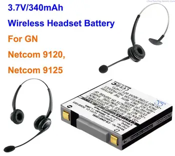 OrangeYu 340mAh Fone de ouvido sem Fio Bateria 14151-01, 14151-02, AHB602823, SG081003 para GN Netcom 9120, Netcom 9125