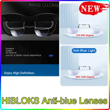 HIBLOKS Anti-Lentes azuis Para Nreal Ar AR Smart Óculos Lentes de Miopia Hipermetropia Astigmatismo Anti-Azul Anti-Radiação Óculos