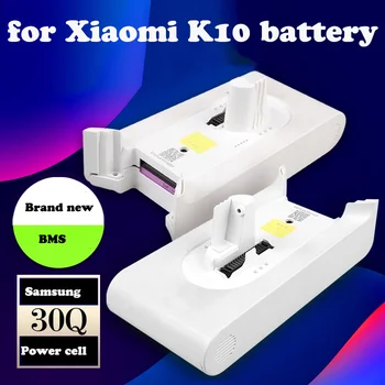 Para Xiaomi K10 Vácuo sem Fio do Aspirador de 2500ma Acessórios de Reposição de Bateria