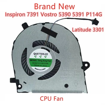 Novo computador Portátil Ventilador de Refrigeração da CPU Para Dell Latitude 3301 Inspiron 5390 5931 P114G Inspiron 7391