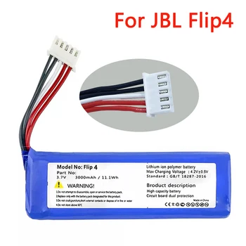 3.7 v Bateria Para JBL Flip 4 Flip4 3000mAh Bateria Recarregável GSP872693 01 De alto-Falante JBL Flip 4 Flip4 Edição Especial da Bateria