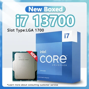 Core i7-13700 em caixa CPU 2.1 GHz L3=30MB 65W 16 Núcleos de 24 Thread 7nm Novo 13 de Geração de CPU LGA1700 para Desktop motherboard Z690
