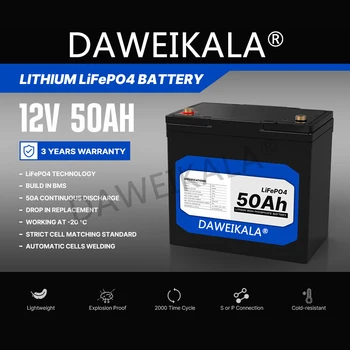 Novo LiFePo4 Bateria 12V 50Ah de Lítio de Fosfato de Ferro de 12V 24V LiFePo4 bateria Recarregável para a Criança Scooters de Barco a Motor Sem Imposto