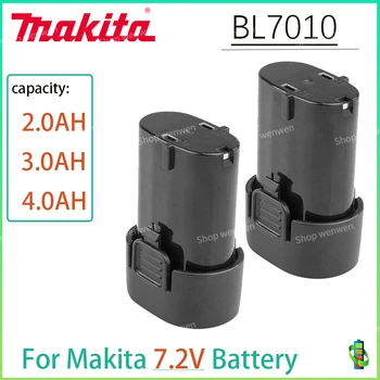 Makita 7,2 V BL7010 3000mAh Bateria Li-ion de Substituição 194355-4 TD020 TD020D TD020DS DF330D ML704 TD090D Ferramentas de Poder