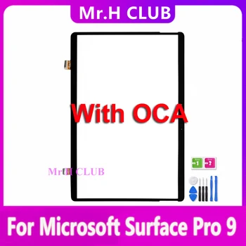 Original Touchscreen Digitador Com a OCA Cola Para o Microsoft Surface Pro 9 De janeiro de 2038 Tela de Toque De Superfície Pro9 Frente de Vidro de Reparação