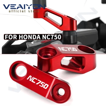 Para a HONDA, NC750 NC750X NC750 X NC 750X NC 750 X nc 750 x Moto CNC em Alumínio Espelho Extender Adaptador de acessórios da motocicleta