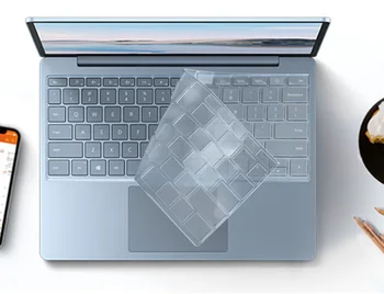 Silicone Tpu De Laptop Do Microsoft Superfície Do Portátil Go - 12.4 Polegadas 2021 2020 Protetor De Teclado De Silicone Pele