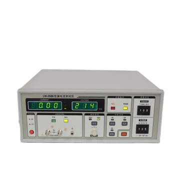 LW-2686 AC / DC Capacitor Eletrolítico de Corrente de Fuga Testador 0-200V/0-500V 10nA-19.99 mA Instrumento de Medição LED