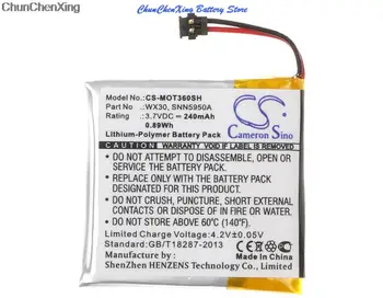 OrangeYu 240mAh Bateria SNN5950A, SNN5951A, WX30 para Motorola Moto 360
