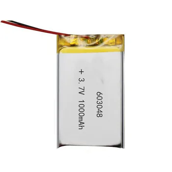Bateria recarregável de 3,7 V 1000mAh 603048 de Polímero de Lítio Íon Para Tablet Smart Assistir DVD MP3 Mobile Power MP4 GPS