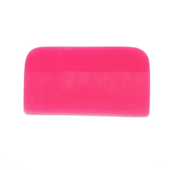 10x5.5cm cor-de-Rosa Raspador de Borracha Macia Rodo Tonalidade de Ferramentas de Vidro de Água do Limpador do Estilo Carro Adesivo Acessórios Película para Janela do Carro
