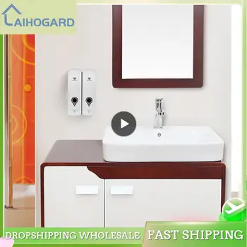 Casa de banho Dispensador de Sabão Líquido de Parede Para Cozinha de Plástico de 300 ml de Gel de Banho de Detergente Frasco de Shampoo Hotel Acessórios para o Lar