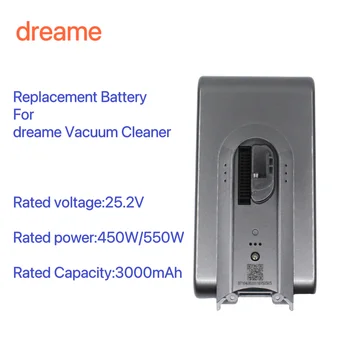 Dreame-Acessório Portátil sem fio Aspirador, Bateria de substituição, V11, V11SE, V12, V12 Pro, Original, Novo
