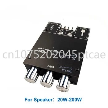 2*100W Dupla TPA3116 Bluetooth 5.0 Subwoofer de Áudio Digital Amplificador de Potência Conselho Tone Bass Treble de som hi-fi TPA3116D2 Aux Amp