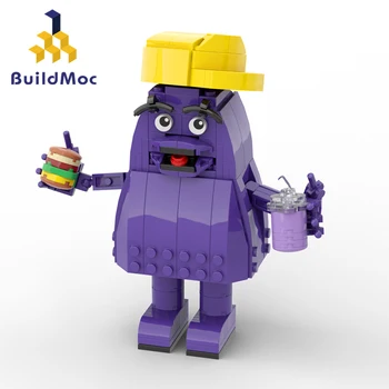 Buildmoc fez uma careta de Horror Irmão Shaked Figuras MOC Conjunto de Blocos de Construção de Kits de Brinquedos para Crianças Presentes Brinquedo 198PCS Tijolos