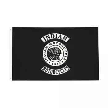 Black Friday Indiano Vintage Motocicletas Bandeira Exterior Banner de Todos os Tempo Decoração Dupla Face 60x90 90x150cm Bandeiras