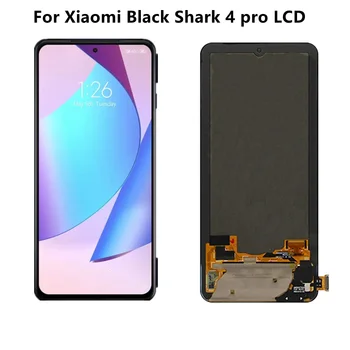 Original Para Xiaomi Tubarão Preto 4 Tubarão PRS-H0/A0 Tela de exposição do LCD com Tela de Toque Digitador Para o BlackShark 4 Pro 4Pro LCD