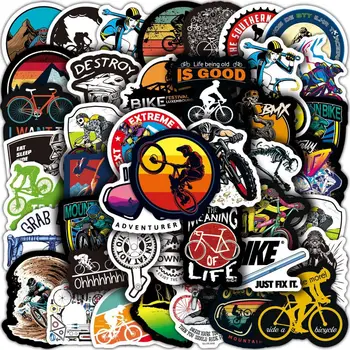 50/100pcs Legal de Corrida de Bicicleta de Mountain Bike Adesivos Graffiti MTB Vinil Adesivos de Skate Etiqueta do Carro do Dom Crianças Impermeável