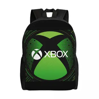 Clássico Xboxs Logotipo Mochila para as Mulheres, os Homens Waterproof o Colégio Escola de Jogo do Jogador Presentes Saco Impressão Bookbag