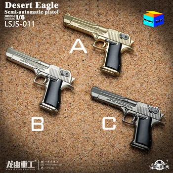 Pré-venda de LSJS-011 1/6 IMI Desert Eagle Pistola Semi-automática de Liga de Arma de Modelo Não emisable Brinquedos Para 12