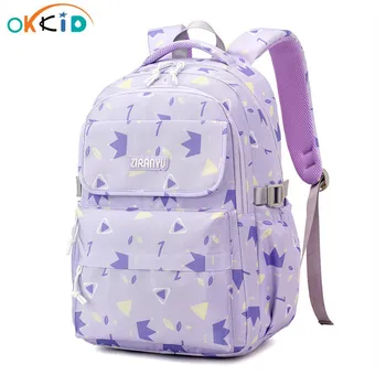 OKKID mochila Escolar para as crianças do livro de saco impermeável leve mochila de grande capacidade bagpack mochila kids menina saco de escola