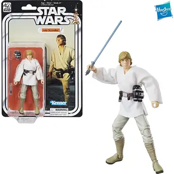 Hasbro Star Wars Autênticos Originais Black Series o 40º Aniversário do Luke Skywalker 6inchFavorites Bairro Móvel Caracteres