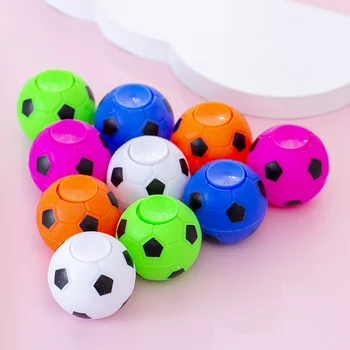 Colorido Dedo de Futebol Bola Girando Brinquedos para Festa de Aniversário de Favores por Dom Crianças Engraçado Favores Dedo Brinquedos de Jogo