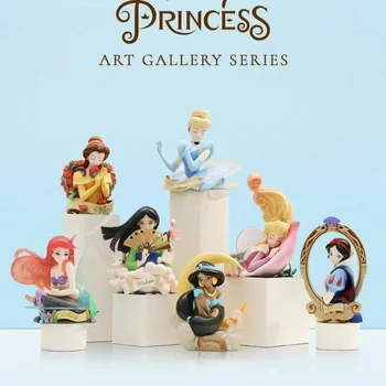 Disney Princess Galeria De Arte Da Série De Desenhos Animados Anime Figuras Colecionáveis Brinquedos Boneca Bonito Trabalho De Decoração Enfeite De Presentes De Aniversário