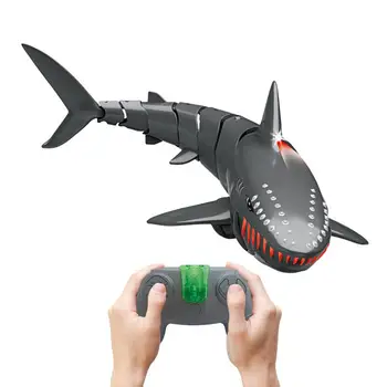 Crianças Com Controle Remoto Tubarão De Alta Velocidade Remoto À Prova De Água De Tubarão De Água Do Veículo Brinquedo De Crianças Elétrica Tubarão De Brinquedo Para Piscinas E Lagos