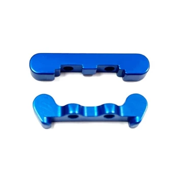 Metal articulação Traseira do Conjunto de blocos de Suspensão de Braço de Montagem para 1/18 Mini-T 2.0 1/16 Mini-B RC Caminhão de Atualizações do Carro Partes,Azul