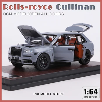 DCM 1:64 Rolls-Royce Cullinan Carro Modelo de Simulação Liga Automóvel Modelo de Recolher Estática