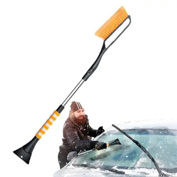 Carro Escova De Neve E Raspador De Gelo Extensível Snowbrush Com Raspador De Gelo Ferramenta Multi-Função Automotivo Ferramenta Para Remoção De Neve