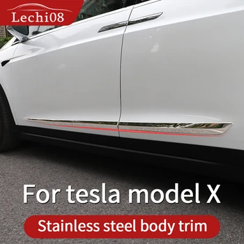 Corpo de guarnição da Tesla model X acessórios 2016-2023 2024 acessórios carro modelo X tesla três tesla model Xcarbon/accessoires