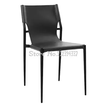 Italiano cadeira de jantar restaurante casa, cadeira moderna e minimalista do designer retrô personalidade sela cadeira de ferro industrial vento cadeira