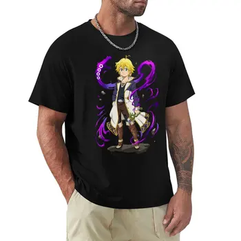 Meliodas Sete Pecados Mortais T-Shirt anime roupas, de secagem rápida e t-shirt de homem roupas em branco t-shirts t-shirts para os homens