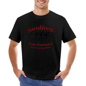 Sandford corrida Divertida T-Shirt de grandes dimensões t-shirts fã de esportes, t-shirts estética mens roupas vintage t-shirts