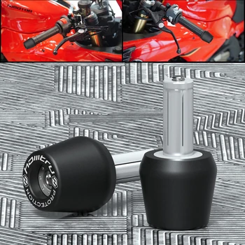Para a Ducati Supersport 939 939S 950 950S 2017-2023 Motocicleta punho do Guiador Termina Manuseie os Pesos Anti-Vibração controle Deslizante Plug