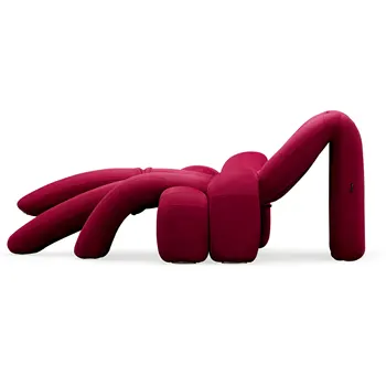 Luz de luxo criativo animais forma sofá mobiliário de design biónico especial em forma de fibra de vidro aranha única cadeira do recliner