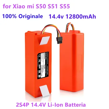 Novo 14,4 V Bateria de iões de lítio aspirador de pó Robótico Bateria de Substituição para Xiaomi Robô Roborock S50 S51 S55 Acessório de Peças de Reposição