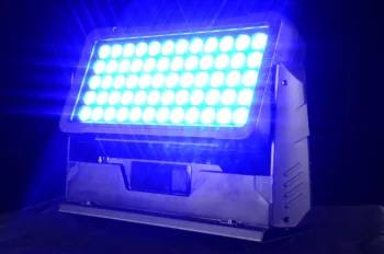 600W Waterproof a Luz de Lavagem Ajustado Independentemente Estroboscópica Brilho Ajustável Dmx 512 (Controle de Caixa Embalagem)