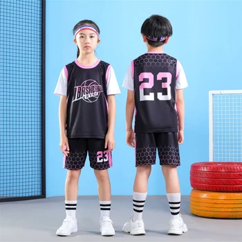 Colorido impresso em Execução Sportswear Crianças Desporto Ternos de Meninos Meninas rapazes raparigas Esporte Camisa+Shorts de Crianças de Conjuntos de Treinamento