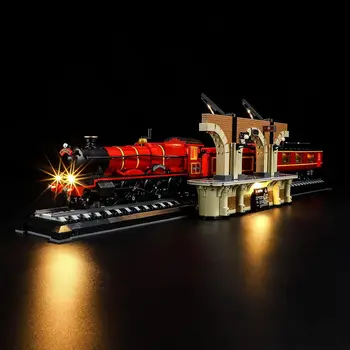 Hprosper DIODO emissor de Luz Para 76405 Trem Expresso Magia Estação de Iluminação DIY Brinquedos Única Lâmpada+Cabo de Alimentação USB (para Não Incluir o Modelo)