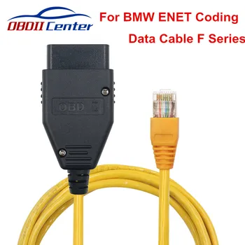 Para a BMW ENET Codificação Cabo ENET Ethernet para OBD2 Diagnóstico de Cabo de Interface ENET ICOM Codificação F-Série Para a BMW Enet Conector