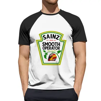 Carlos Sainz Suave Molho de Pimenta T-Shirt tees bonito tops grandes e altos, t-shirts para os homens