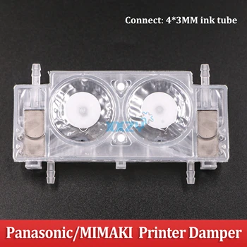 Eco Solvente de Tinta da Impressora Amortecedor para Panasonic Mimaki Tinta da Impressora Dumper Filtro para 4x3mm Tubo